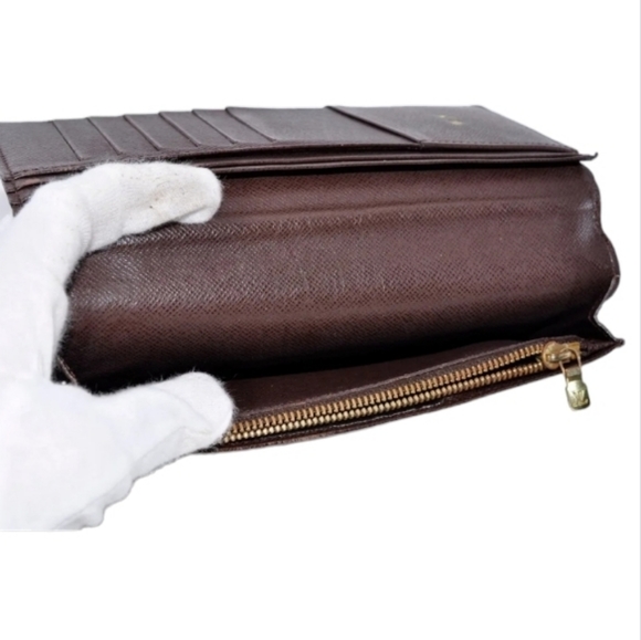 🧧GREAT LOUIS VUITTON Damier Long Wallet 🎈+GIFT - Picture 5 of 14